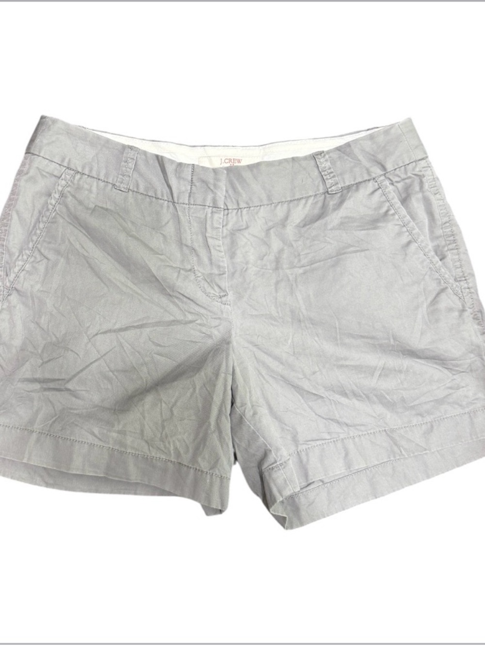J. Crew Light Gray Cotton Chino Shorts